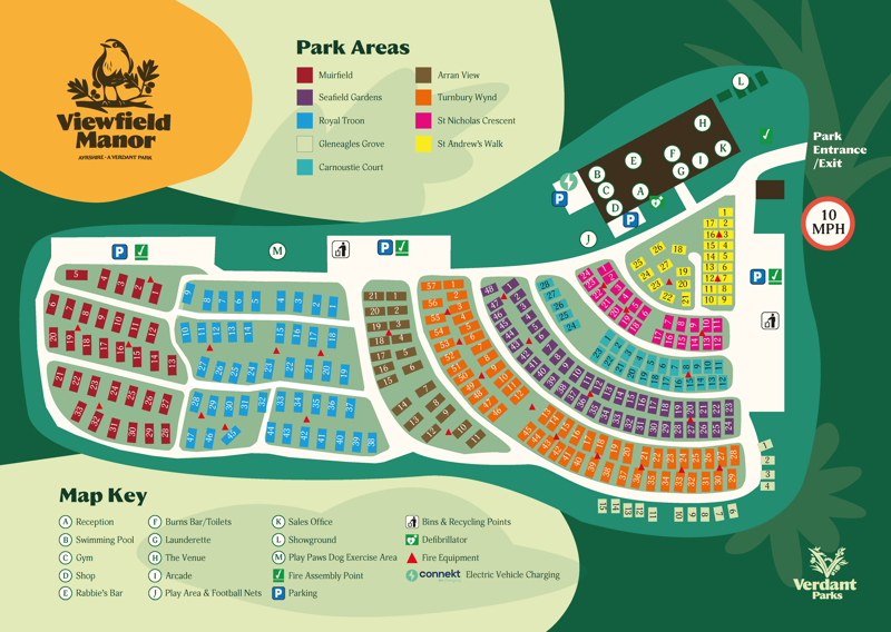 Viewfield  Manor Park Map