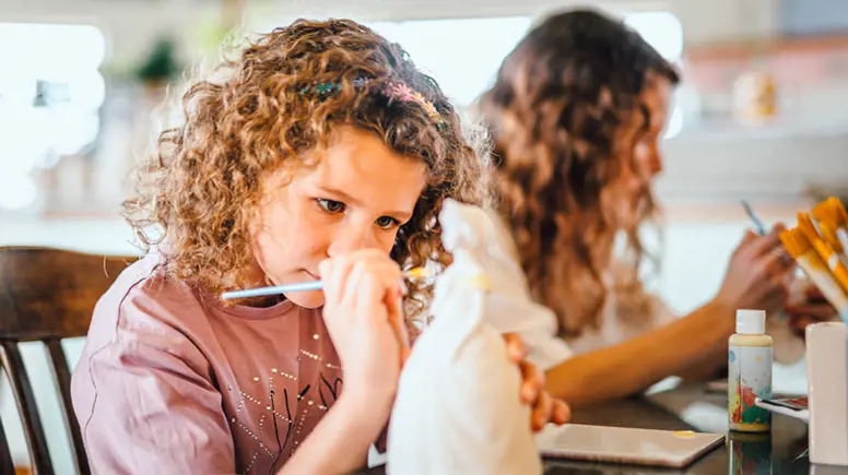 Waves ceramics painting