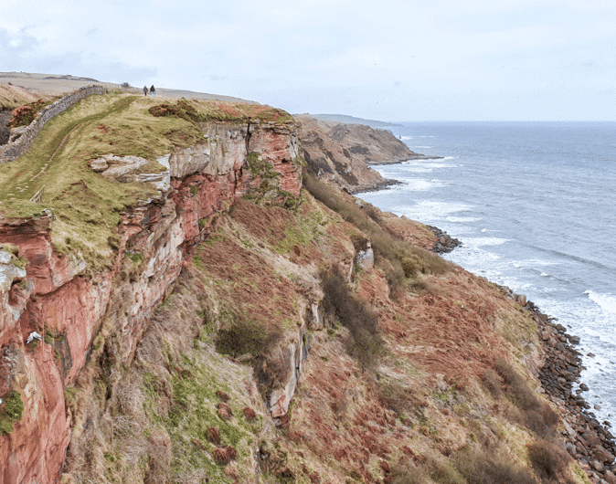 Cliffs on Berwickshire coastal path