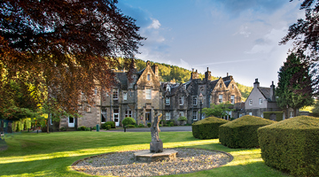 Victorian manor house at Erigmore Holiday Park