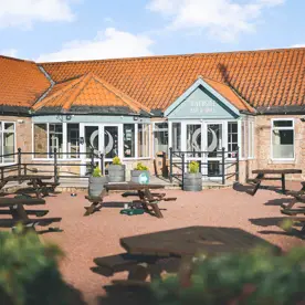 Riverside bar and restaurant