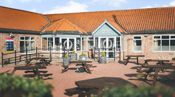 Riverside bar and restaurant