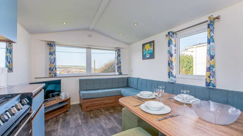 Holiday caravan accommodation