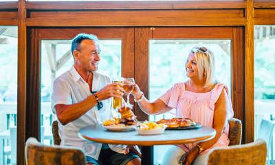 The Riverview bar and restaurant