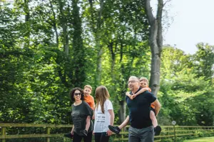Family in the park