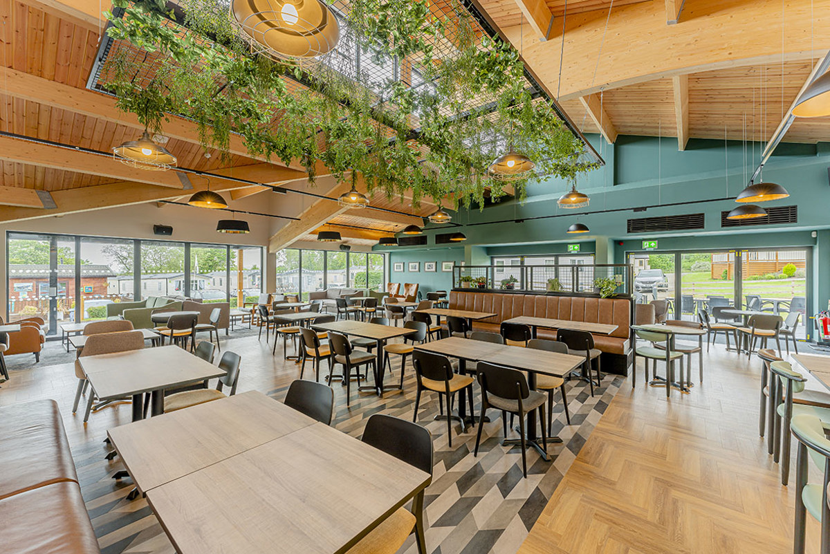The Drift Inn tables in the bar and restaurant 