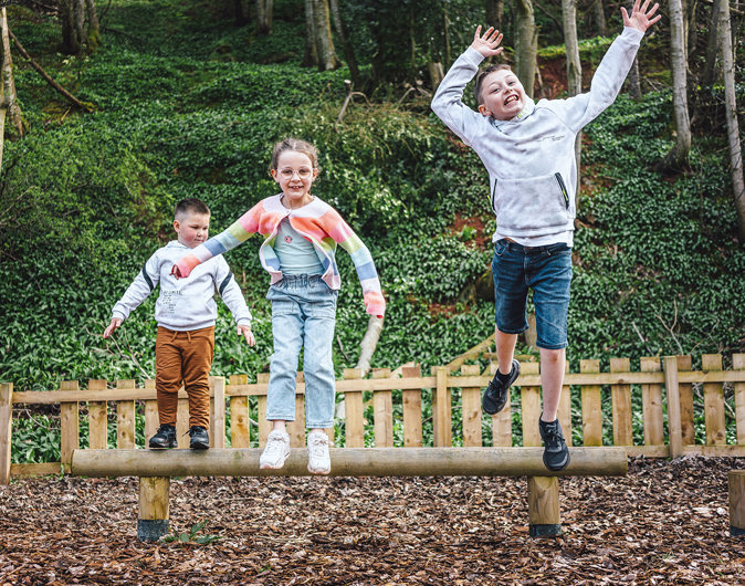 Play park at Thurston Manor