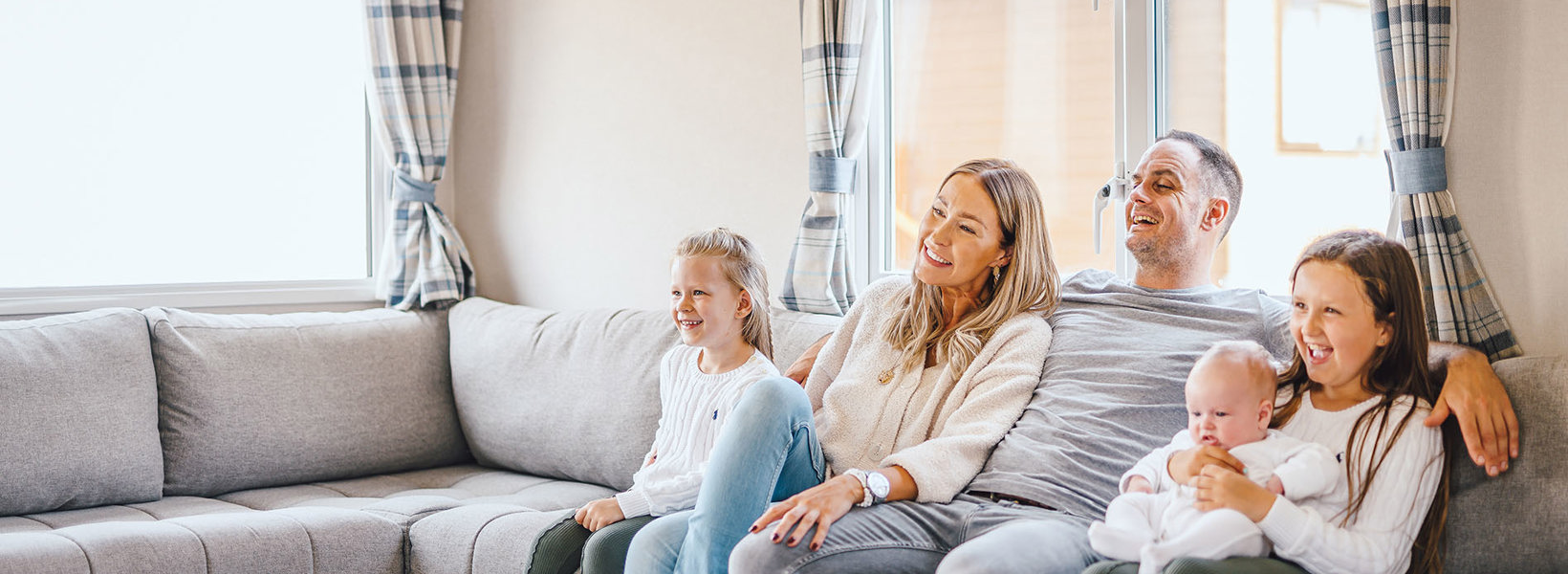 Holiday caravan family accommodation