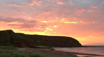 Sunset at Pease Bay