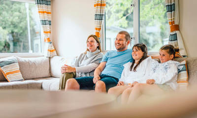 Holiday caravan accommodation