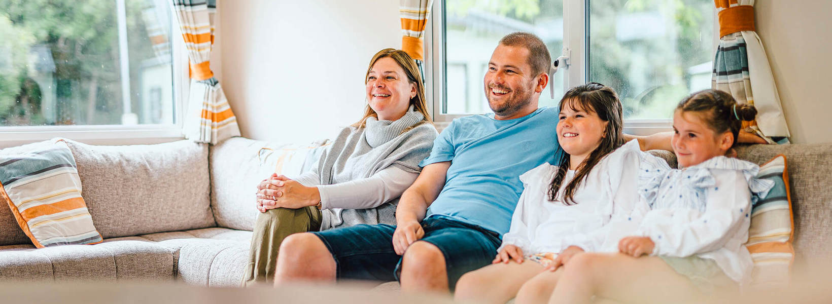 Holiday caravan accommodation