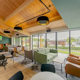 The Dirft Inn sofas and tables in bar and restaurant