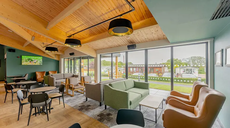 The Dirft Inn sofas and tables in bar and restaurant