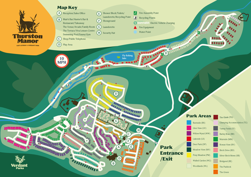 Thurston Manor Park Map